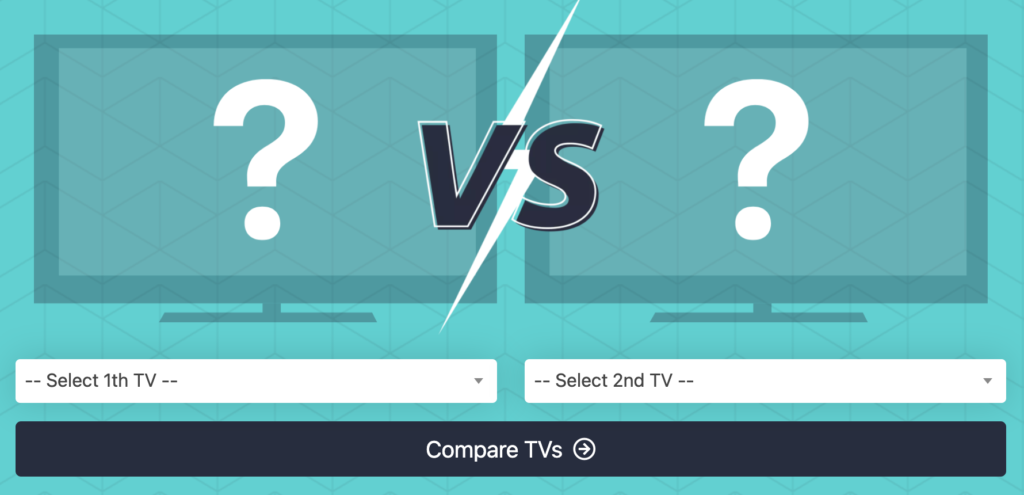 TV buying guide TV comparison