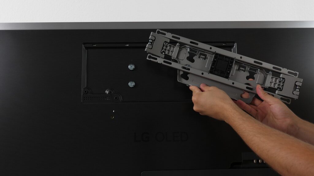 LG OLED evo G2 Wandhalterung für den Bilderrahmen Fernseher.