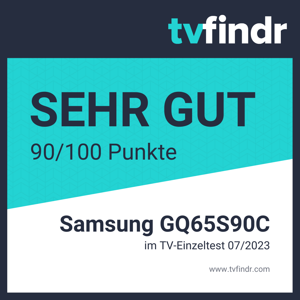 Samsung S90C Testsiegel deutsch