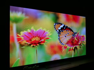 LG OLED evo C3 viewing angle 30 degrees